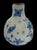 Figurative Rare Vintage Blue Gold Delvo Holland Delft Handpainted Water Pitcher Pottery Bird For Sale - Image 3 of 6