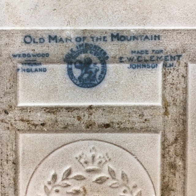 Wedgwood Delft Tile: Old Man Mountain - 1899 For Sale - Image 9 of 9