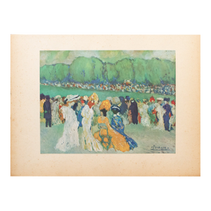 1940s After Pablo Picasso, "Longchamp" First Edition Period Swiss Offset Lithograph