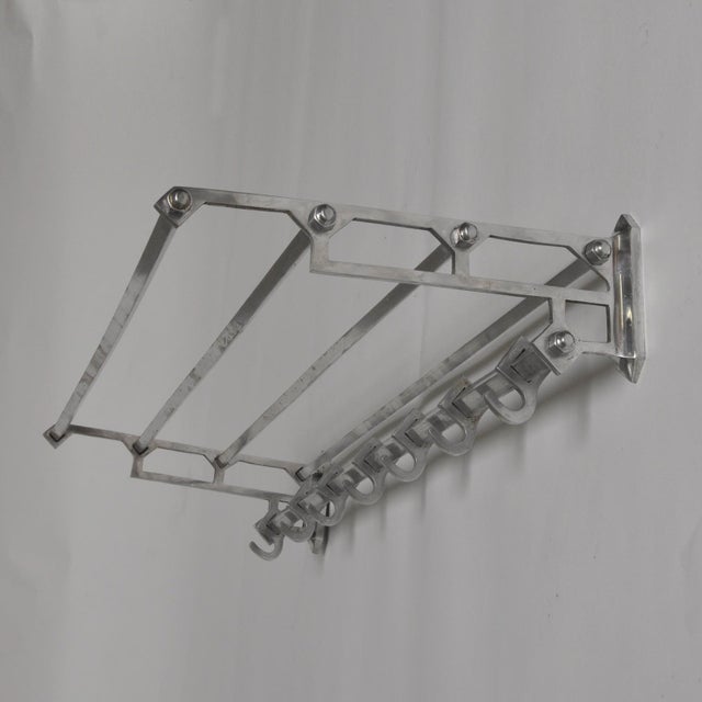 1950s Vintage Art Deco Coat Rack, 1950s For Sale - Image 5 of 9