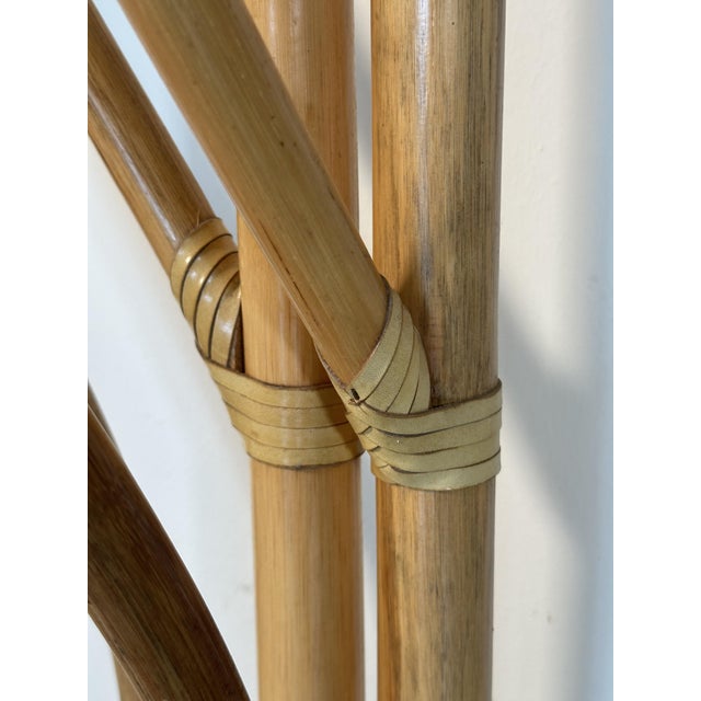 Console Table in Wood and Bamboo from IG, 1970s For Sale - Image 14 of 16