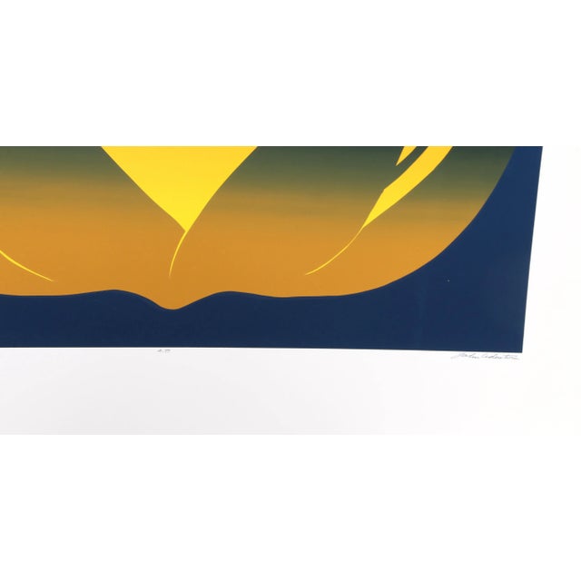 Artist: John Cedarstrom Title: Water Flower Year: circa 1980 Medium: Serigraph, signed in pencil Edition: AP Paper Size:...