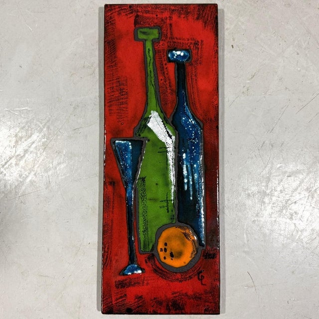 Vintage Ceramic Wall Decoration, 1960s For Sale - Image 9 of 10