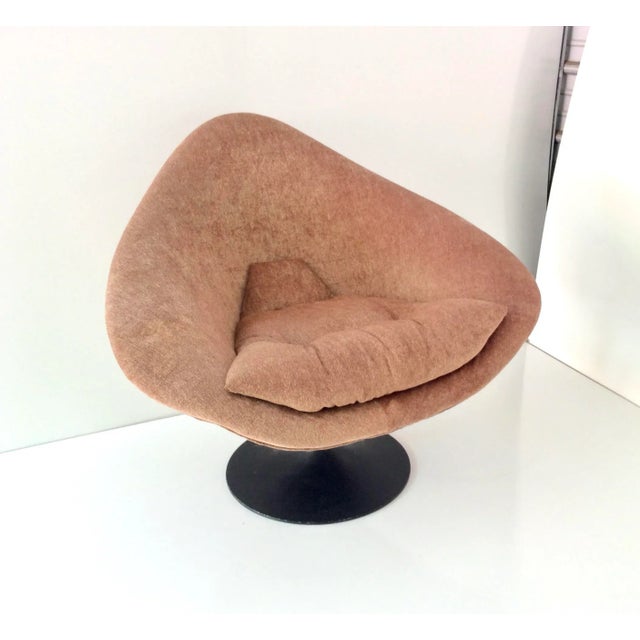 Contemporary Vintage Original Mid Century Modern Swivel Chairs - a Pair For Sale - Image 3 of 10