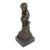 A Patinated Bronze Figure of a Seated Cupid Circa 1900 For Sale