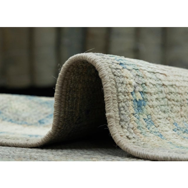 Taupe Turkish Oushak Runner Rug 2'10" x 14'1" #17919 For Sale - Image 8 of 8