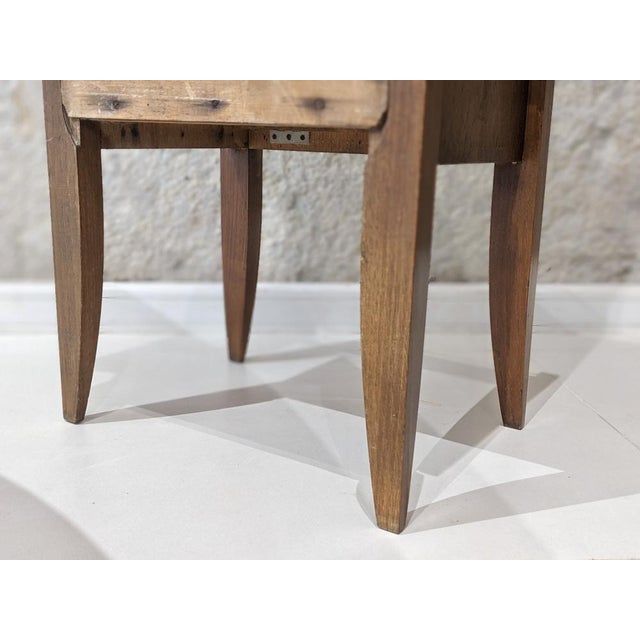 Walnut Bedside Table by André Sornay For Sale - Image 12 of 14