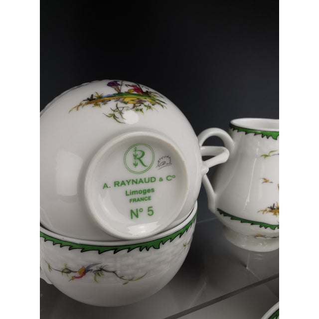Si Kiang Tea or Coffee Service from Raynaud Limoges, 1970s, Set of 18 For Sale - Image 6 of 14