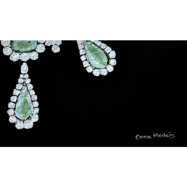 Modern Onna Medeis, the Stolen Jewels 3, 2025, Enhanced Silkscreen Print For Sale - Image 3 of 4