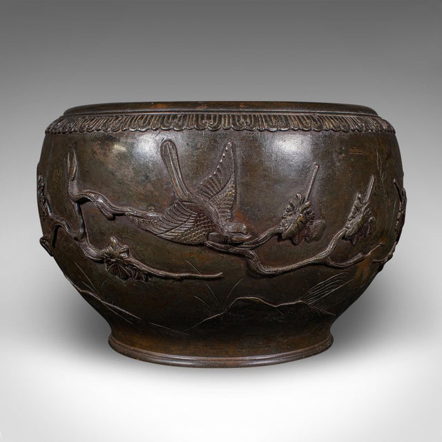 1850's Antique Jardiniere Bowl For Sale - Image 4 of 12