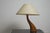 Mid-Century Spanish Cedar Wood Parchment Shade Bonsai Table Lamp by Josep Llusca Blauet, 1990s For Sale - Image 18 of 18