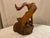 1960s 1960s Siren Statue Wood Carved Signed For Sale - Image 5 of 12