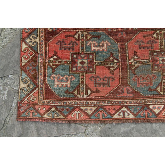Textile House of Séance - 1890s Antique Karakalpak Turkmenistan Wool Pile Hand-Knotted Rug - 4’4” X 8'7" For Sale - Image 7 of 12