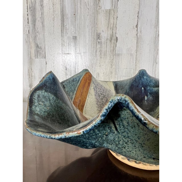 1980s Clam Shell Design Bowl For Sale - Image 11 of 13