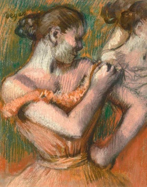 Edgar Degas Danseuse a Mi-Corps Rajustant Son Epaulette Limited Edition