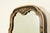 Drexel Heritage Hollywood Regency Chinoiserie Hand-Painted Black Lacquered Tall Wall Mirror For Sale In South Bend - Image 6 of 12