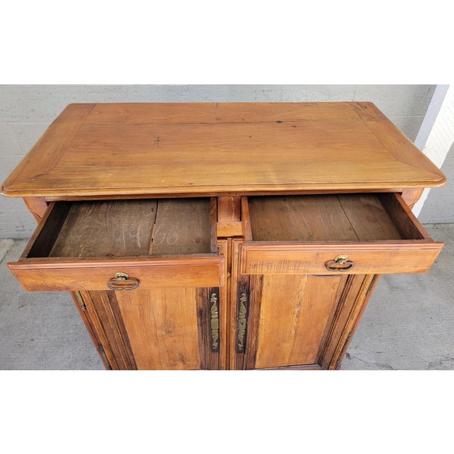 Antique French Country Buffet Louis XV Early 19th Century For Sale - Image 10 of 18