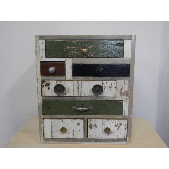 Table Chest of 7 Drawers, 1980s For Sale - Image 13 of 13