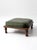 Mid-Century Colonial Revival Footstool With Green Cushion For Sale - Image 9 of 10