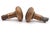 Traditional Pair of Antique Bronze Niles Chicago Passage Door Knobs For Sale - Image 3 of 4