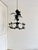 Vintage French Black Tole Chandelier, 1960s For Sale - Image 17 of 18