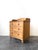 A charming antique English pine chest of drawers with gallery back. Two over two drawer configuration, solid drawer bases...