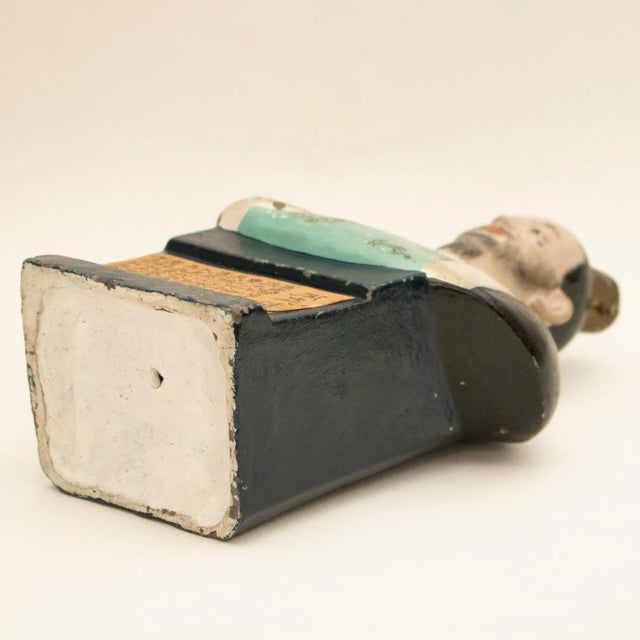 Meiji to Shōwa Era Japanese Ceramic Bust For Sale - Image 12 of 12