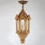 Early 20th Century Italian Venetian Gilt & Painted Pine Hanging 1-Light Pendant Lantern For Sale - Image 10 of 11