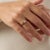 Mid 20th Century Vintage Gia 0.80 East West Old Mine Cut Diamond Platinum Engagement Ring, Size 6 For Sale - Image 5 of 8