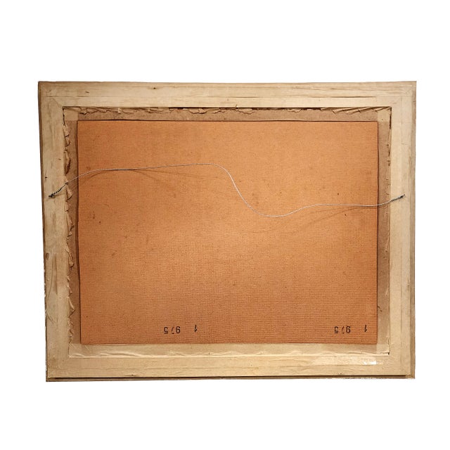 1980s 1984s Limited Edition Framed Serigraph 'Night People I' by Italian Artist Giancarlo Impiglia, United States For Sale - Image 5 of 9