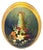 Realism Vintage Oval Floral Still Life Oil Painting For Sale - Image 3 of 11