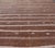 Rustic Vintage Turkish Kilim Rug in Rich Cocoa and Ivory With Stripe Design 6'9"x8'9" For Sale - Image 3 of 11