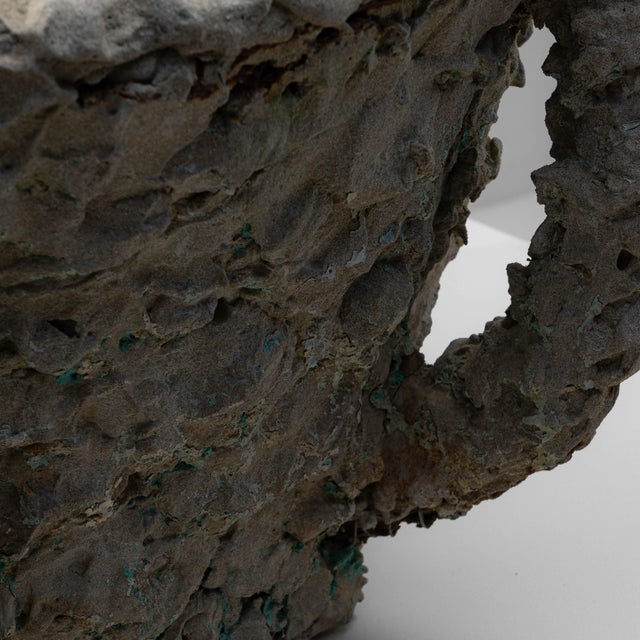 Stone Gray Mid 20th Century French Concrete Planter For Sale - Image 8 of 18