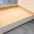 Paint Postmodern Cream Lacquer Laminate King Size Bed Frame For Sale - Image 7 of 9