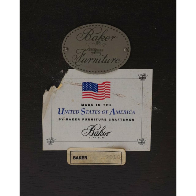 Baker Regency Style Mahogany Banded Dining Table For Sale - Image 18 of 18