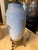 Blue Vintage Bing & Grondahl Copenhagen Danish Porcelain Floral Vase Table Lamp With Brass Footed Base For Sale - Image 8 of 14