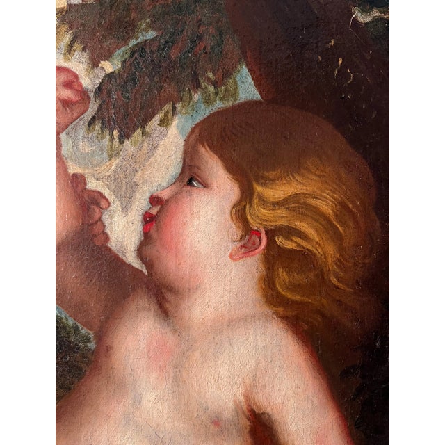 Alessandro Leone Varotari, detto il Padovanino (Padua, Italy, 1588 - Venice, Italy, 1649) Title: Pair of putti Medium: Oil...