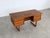 Brown Vintage Danish Desk in Teak, 1960s For Sale - Image 8 of 9