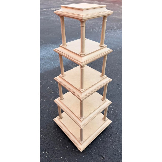 Baker Furniture Company Michael Taylor for Baker Furniture Stately Homes Collection Étagère Circa 1960s For Sale - Image 4 of 9