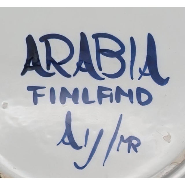 Vintage Arabia of Finland "Paju" 14" Round Serving Platter For Sale - Image 12 of 12
