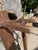 Rustic Oak Farmhouse Bench, 1950s For Sale - Image 17 of 18