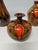 Burnt Orange Dryden Pottery Drip-Glaze Vase Collection -1976 For Sale - Image 8 of 14