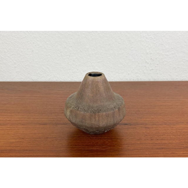 Mid-Century German Brutalist Studio Pottery Vase by Lu and Gerd Grove, 1963 For Sale - Image 17 of 18