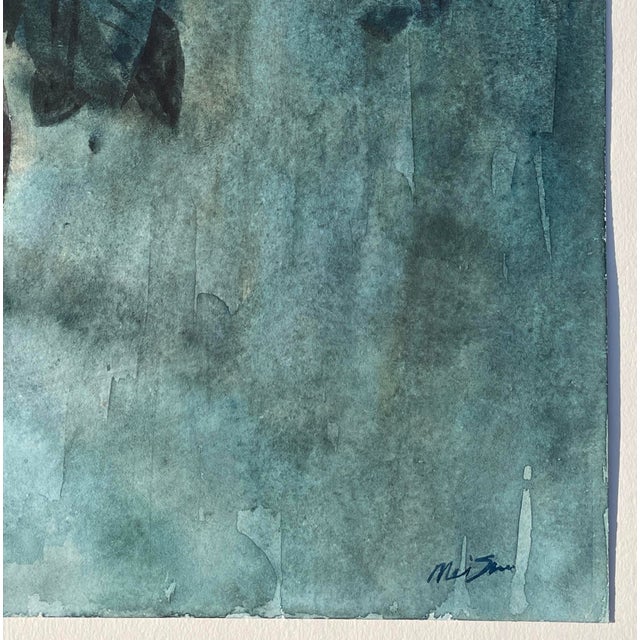 Traditional Mei Shu Floral Still Life Watercolor For Sale - Image 3 of 5