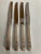 Community Vintage Community Plate Silver Plated "Coronation"Pattern Knives S/4 For Sale - Image 4 of 6