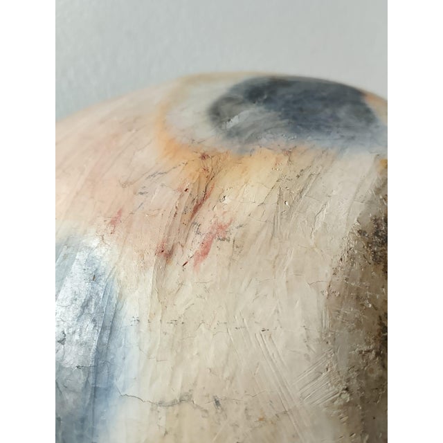 Antique Berber Terracotta Bowl with Geometric Cross Motif, 1890s For Sale - Image 4 of 11