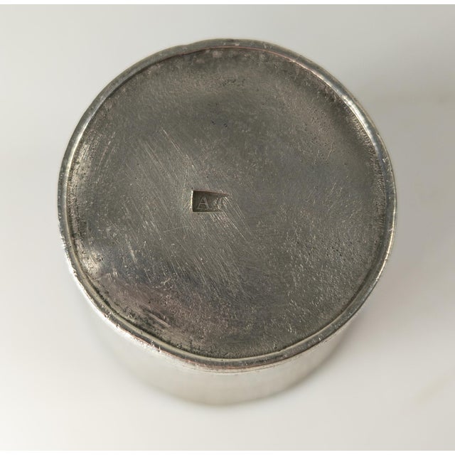 Metal 18th or 19th Century Early American Pewter Beaker With Makers Mark For Sale - Image 7 of 8