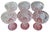 19th Century Set of 6 Antique American Brilliant Cut Glass Crystal Champagne Coup Wine Stems For Sale - Image 5 of 7