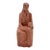 Larry Mohr Terracotta Mother and Child Figural Sculpture Signed From Artist Estate For Sale