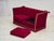 Danish 2-Seater Drop Arm Spanish Sofa in Red Furniture Velour, 1970s For Sale - Image 17 of 18